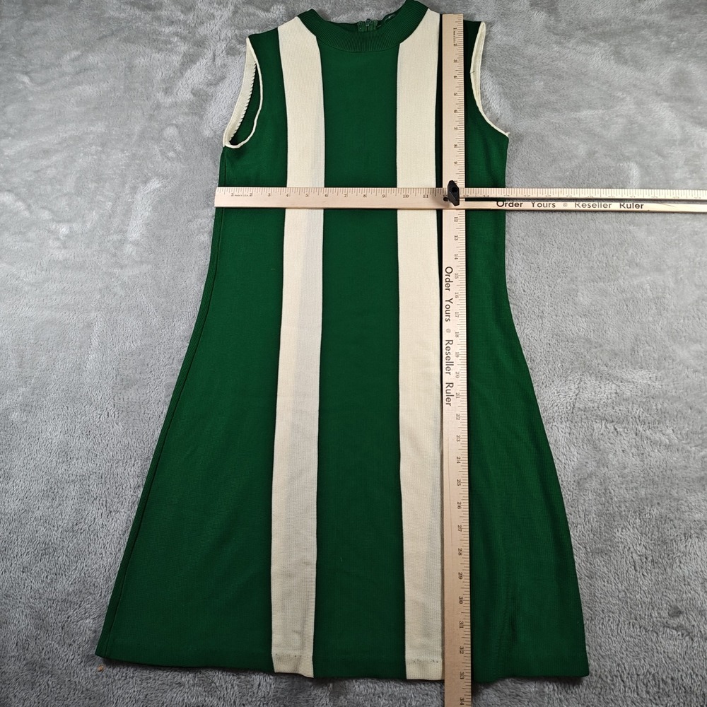 Vintage Mod Shift Dress Womens Medium Striped 60s Evan Wayne Sleeveless Union - Picture 4 of 6